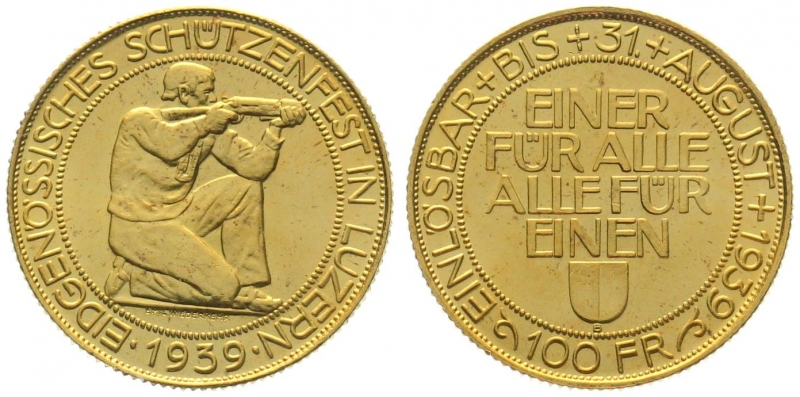 1939 Luzern - 100 Franken